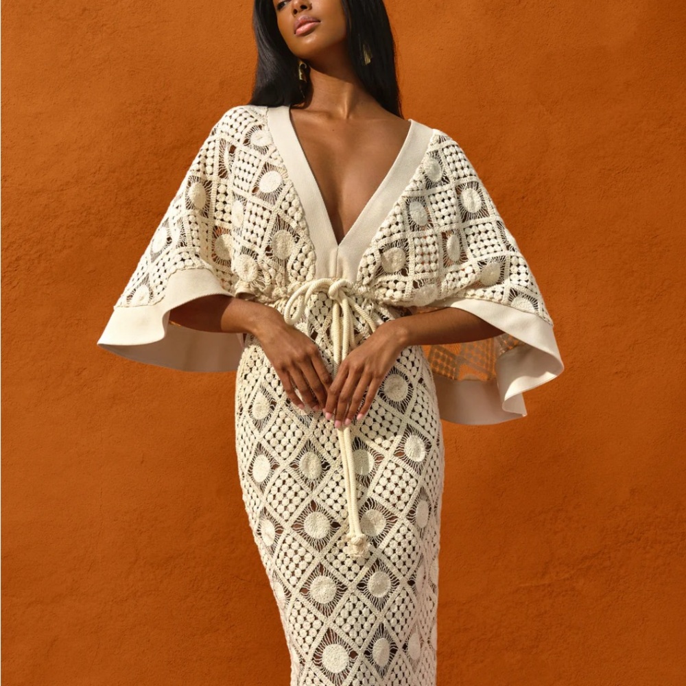 Andrea Iyamah Rahi Crochet Dress